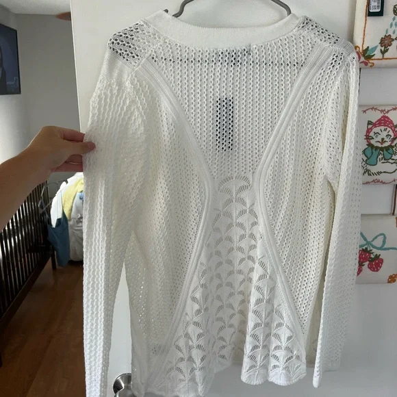 WHITE CARDIGAN - Picture 9 of 14